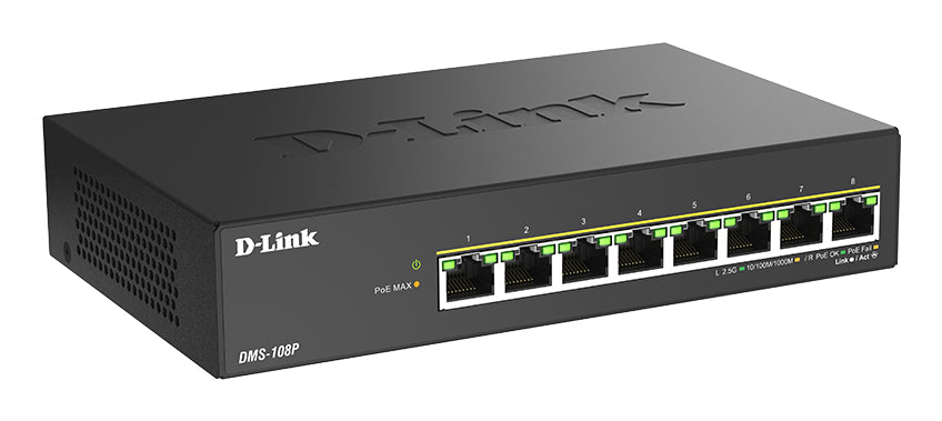 D-Link 8-Port 2.5G Multi-Gigabit PoE++ Switch