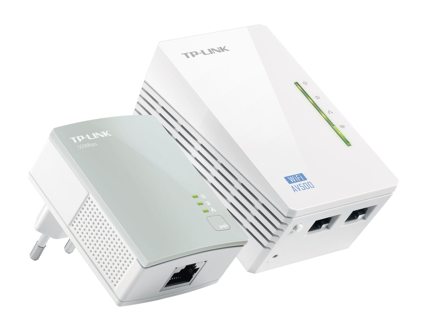 TP-LINK TL-WPA4220 KIT PowerLine network adapter 300 Mbit/s Ethernet LAN Wi-Fi White