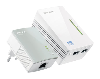 TP-LINK TL-WPA4220 KIT PowerLine network adapter 300 Mbit/s Ethernet LAN Wi-Fi White