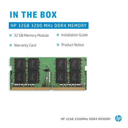 HP 32GB DDR4 3200MT/s SO-DIMM Laptop RAM (4S967AA)