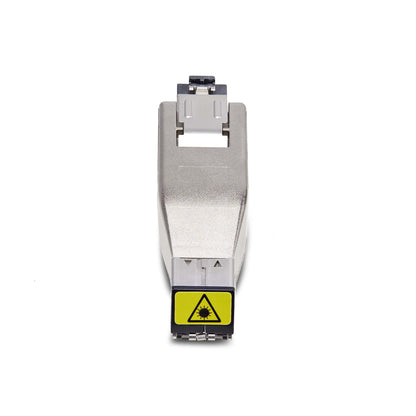 StarTech.com Gigabit Fiber to RJ45 Ethernet Media Converter Dongle, Optical Singlemode 10km/Multimode 800m, PoE Powered, Compact Design, Metal Housing, Micro Mini, TAA Networking