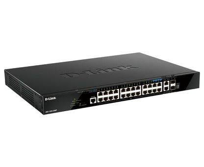 D-Link 28-Port Gigabit Stackable POE+ Smart Switch