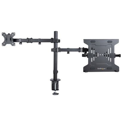 StarTech.com Monitor Arm with VESA Laptop Tray, For a Laptop (4.5kg/9.9lb) and a Mount