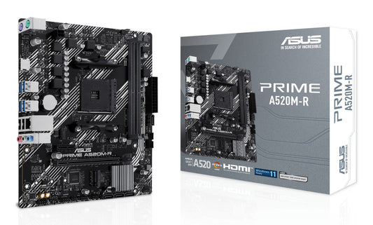 ASUS PRIME A520M-R AMD A520 Socket AM4 micro ATX Motherboard