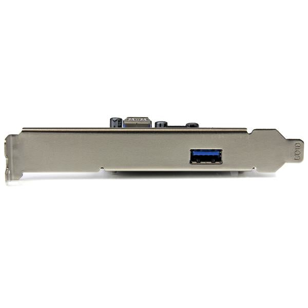 StarTech.com 2-Port USB 3.1 (10Gbps) Card - USB-A, 1x External, 1x Internal - PCIe Hub