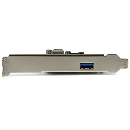 StarTech.com 2-Port USB 3.1 (10Gbps) Card - USB-A, 1x External, 1x Internal - PCIe Hub