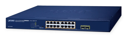 Planet 16P Sw Gb PoE+ SFP 250W Switch