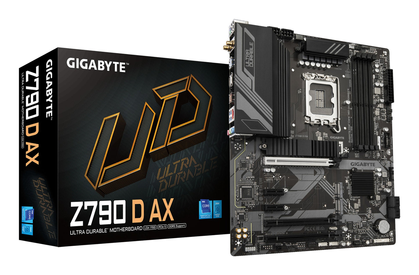 Gigabyte Z790 D AX Motherboard - Supports Intel Core 14th Gen CPUs, 12+1+1 Phases