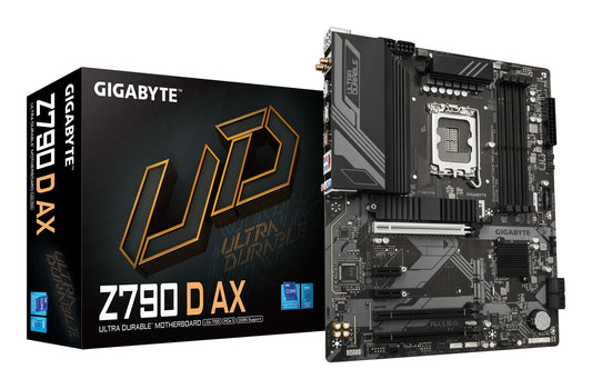 Gigabyte Z790 D AX Motherboard - Supports Intel Core 14th Gen CPUs, 12+1+1 Phases