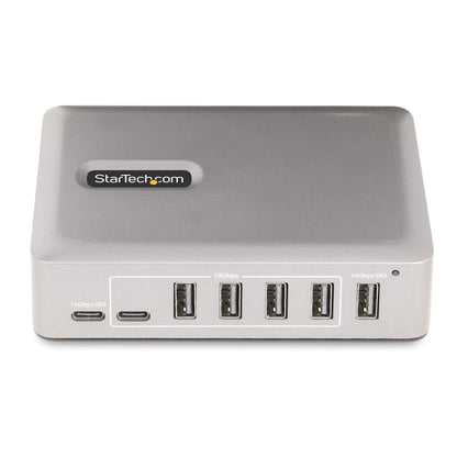 StarTech.com 7-Port USB-C Hub - 5x USB-A + 2x USB-C - Self-Powered w/65W Power