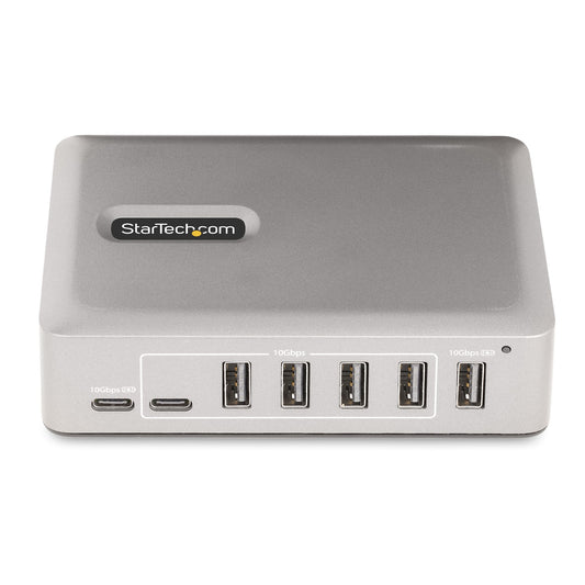 StarTech.com 7-Port USB-C Hub - 5x USB-A + 2x USB-C - Self-Powered w/65W Power