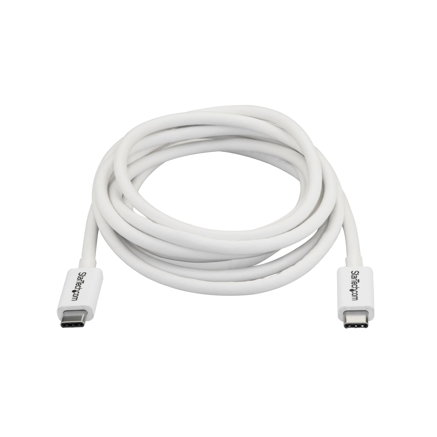 StarTech.com 6.6ft (2m) Thunderbolt 3 Cable, 20Gbps, 100W PD, 4K, Thunderbolt