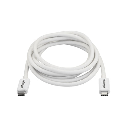 StarTech.com 6.6ft (2m) Thunderbolt 3 Cable, 20Gbps, 100W PD, 4K, Thunderbolt