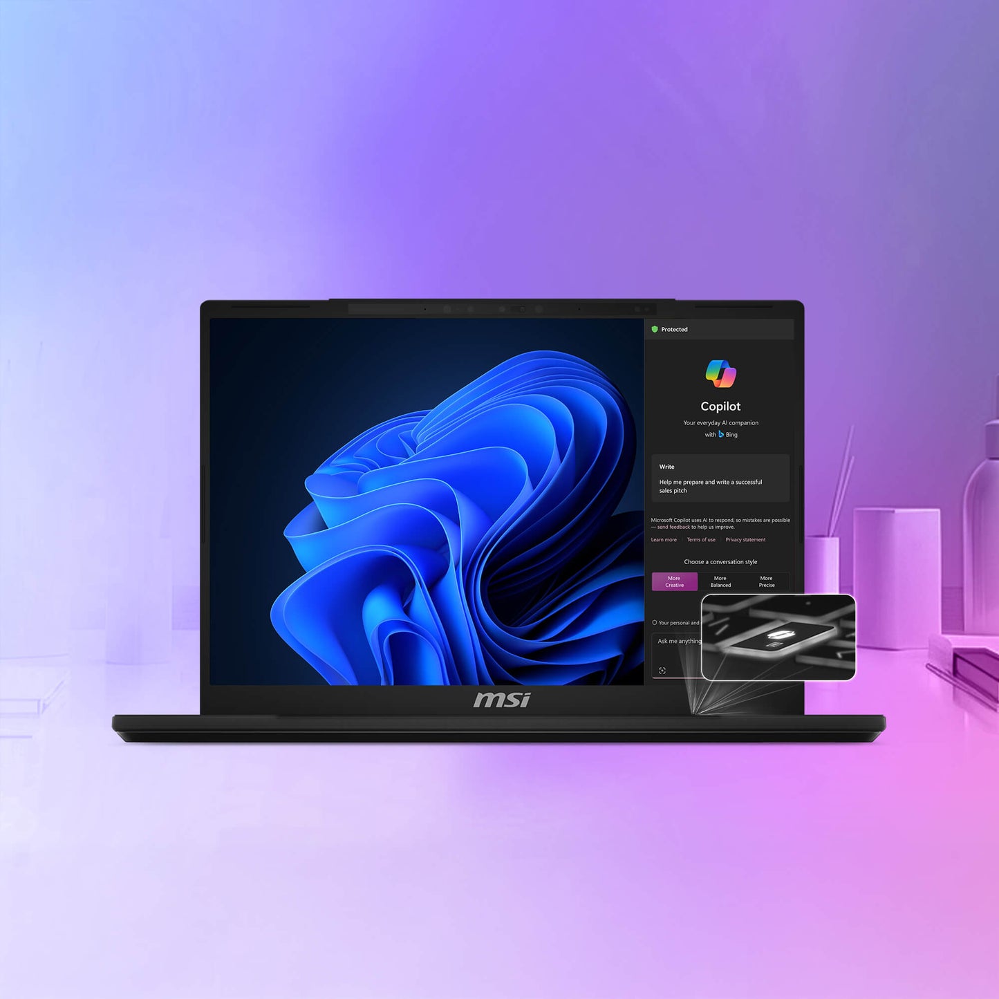 MSI Modern 14 H D2RMG-298UK 14" Core 5 210H 16GB 512GB SSD Laptop