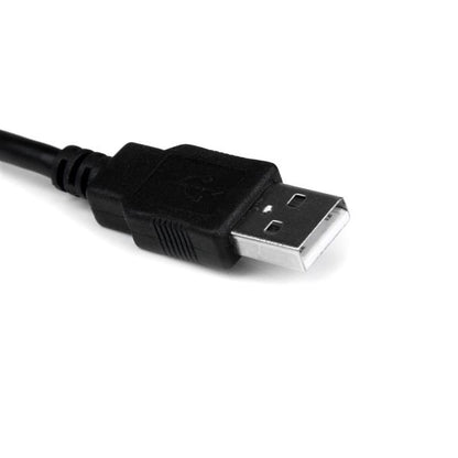 StarTech.com 1ft (30cm) 1-Port Professional USB to Serial Adapter Cable with COM