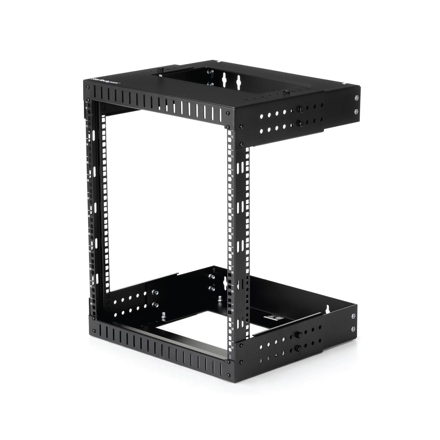 StarTech.com 2-Post 12U Heavy-Duty Wall Mount Network Rack, 19" Open Frame Server