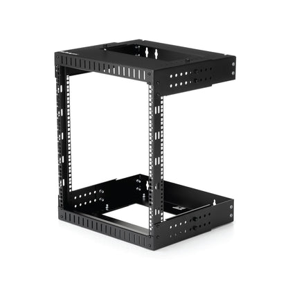 StarTech.com 2-Post 12U Heavy-Duty Wall Mount Network Rack, 19" Open Frame Server