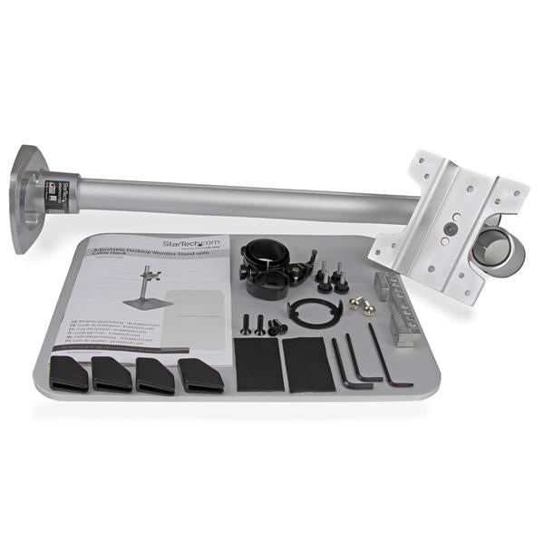 StarTech.com Single Monitor Stand - Adjustable - Steel - Silver - For up to 34" Mount