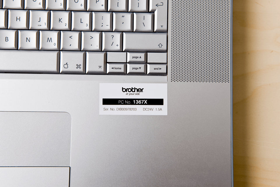 Brother TZE-251 DirectLabel black on white Laminat 24mm x 8m for Brother P-Touch TZ Labels
