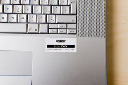 Brother TZE-251 DirectLabel black on white Laminat 24mm x 8m for Brother P-Touch TZ Labels