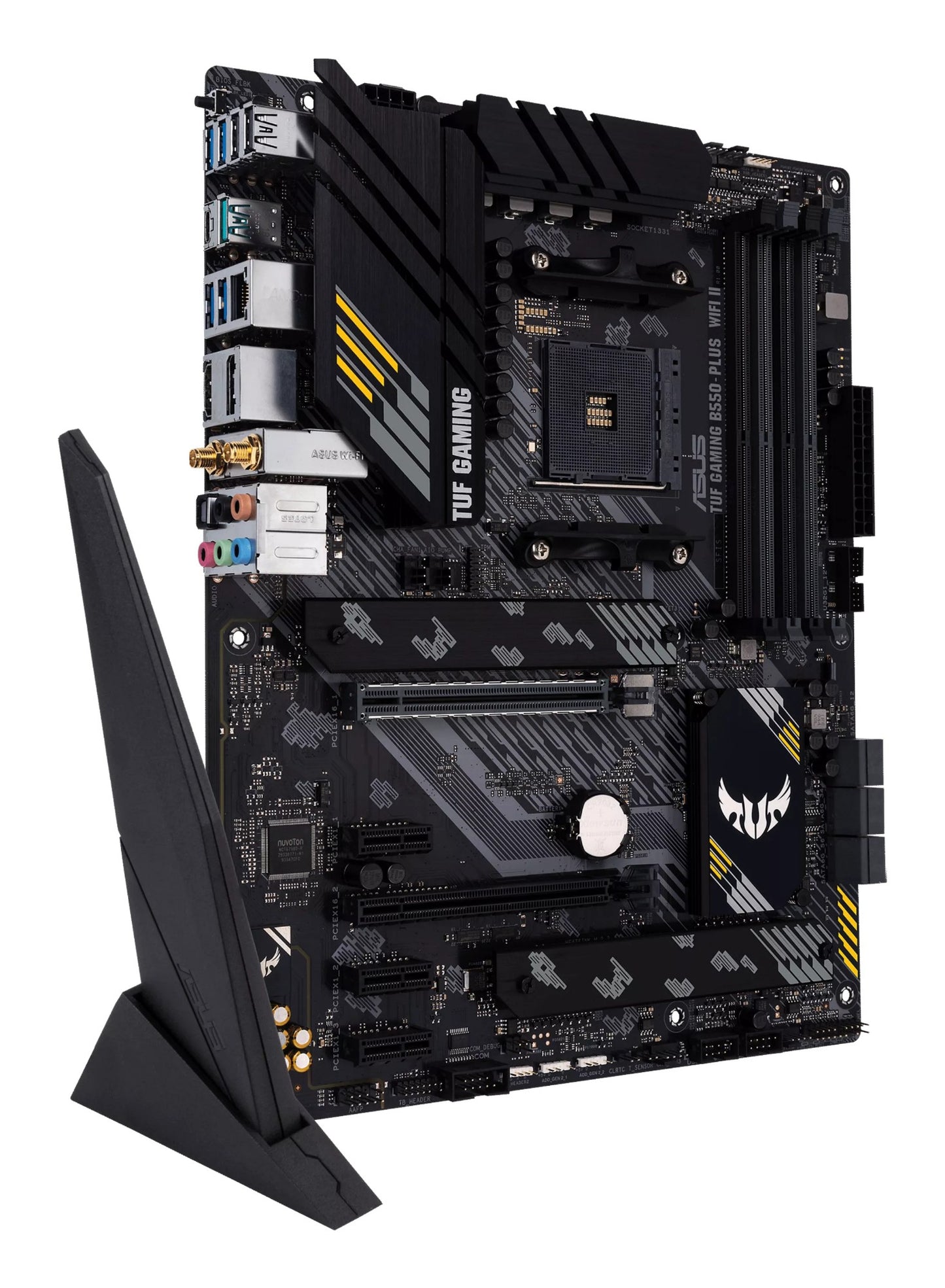 ASUS TUF GAMING B550-PLUS WIFI II AMD B550 Socket AM4 ATX Motherboard