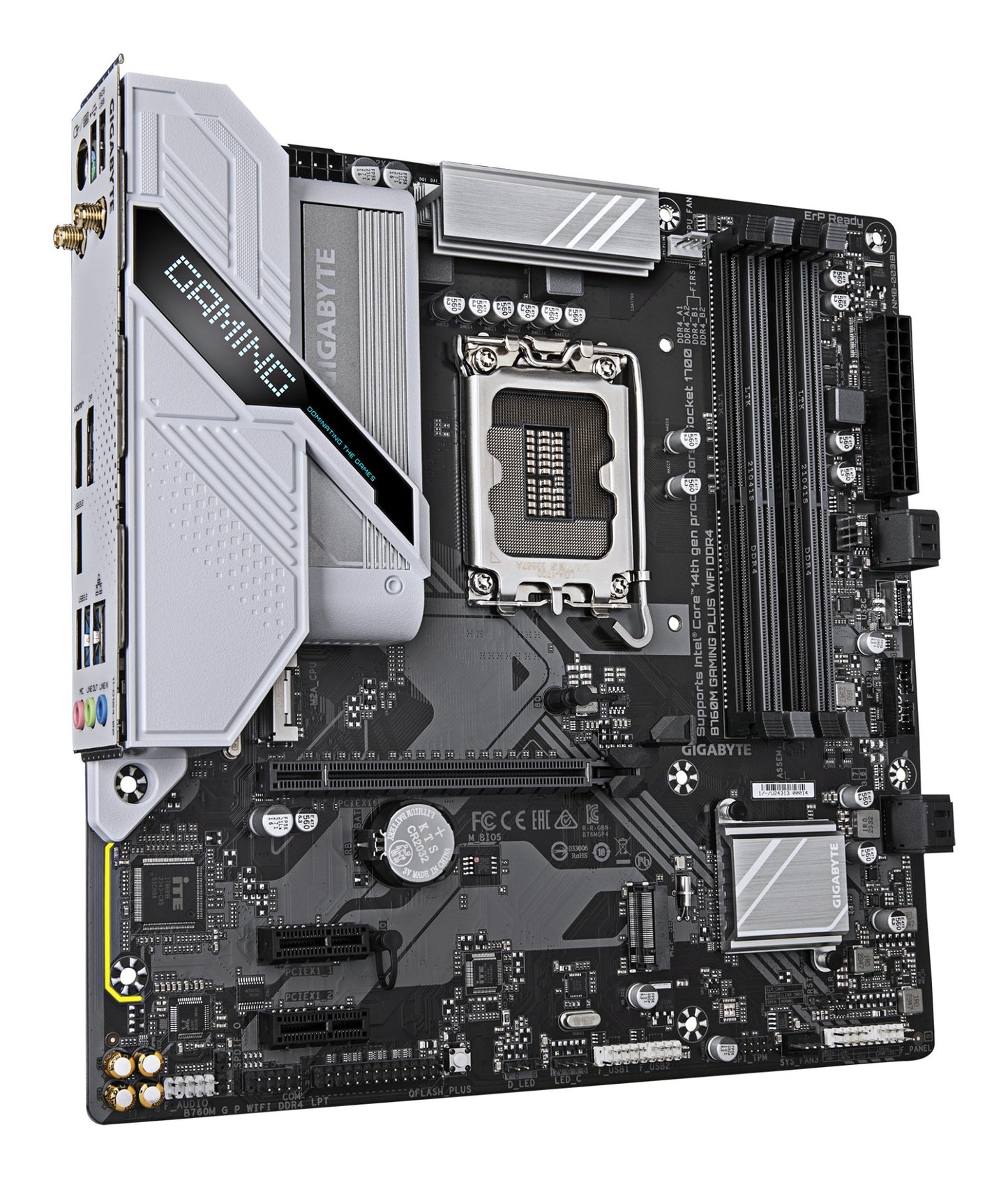 Gigabyte B760M GAMING PLUS WIFI DDR4 Motherboard - Supports 14th Gen. Intel Core