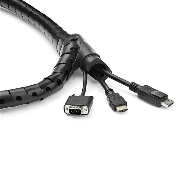 StarTech.com 2.5 m (8.2 ft.) Cable-Management Sleeve - Spiral - 45 mm (1.8 in.)