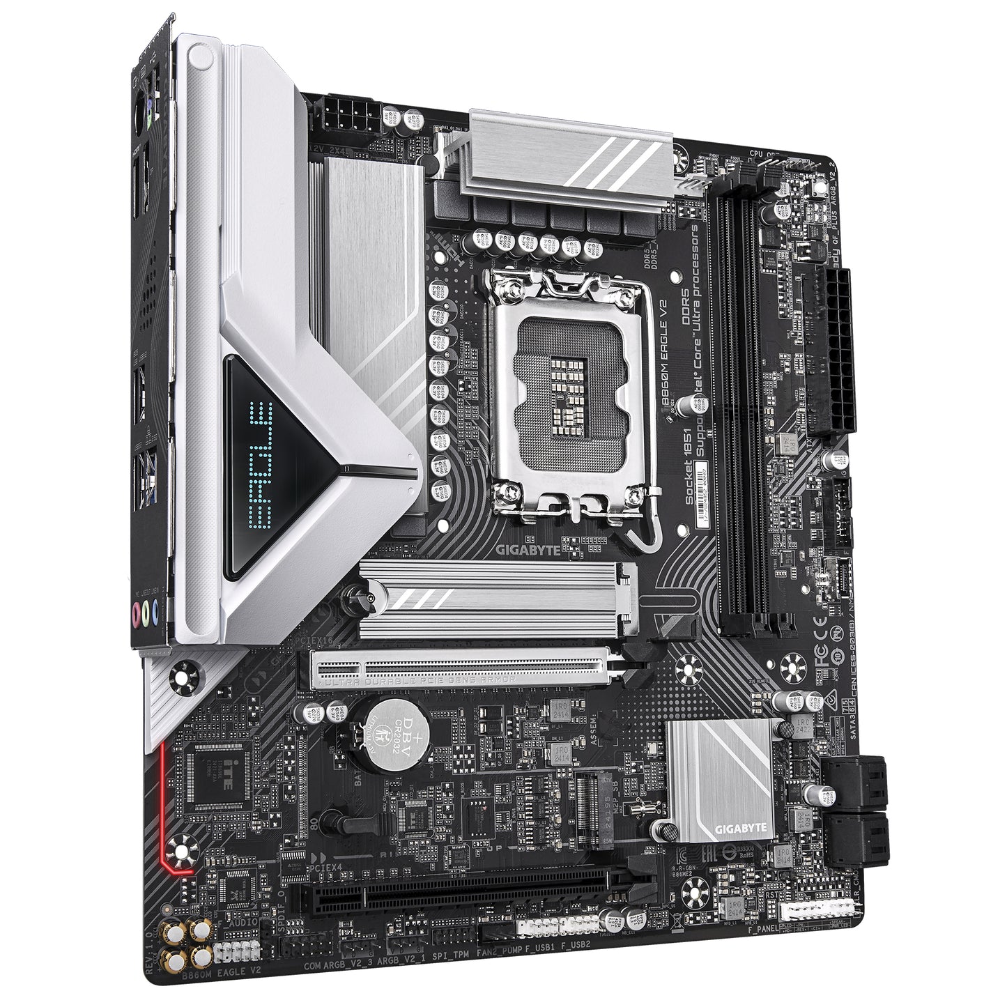 Gigabyte B860M EAGLE V2 Motherboard - Intel Core Ultra Series CPUs, 6+1+2 Phases