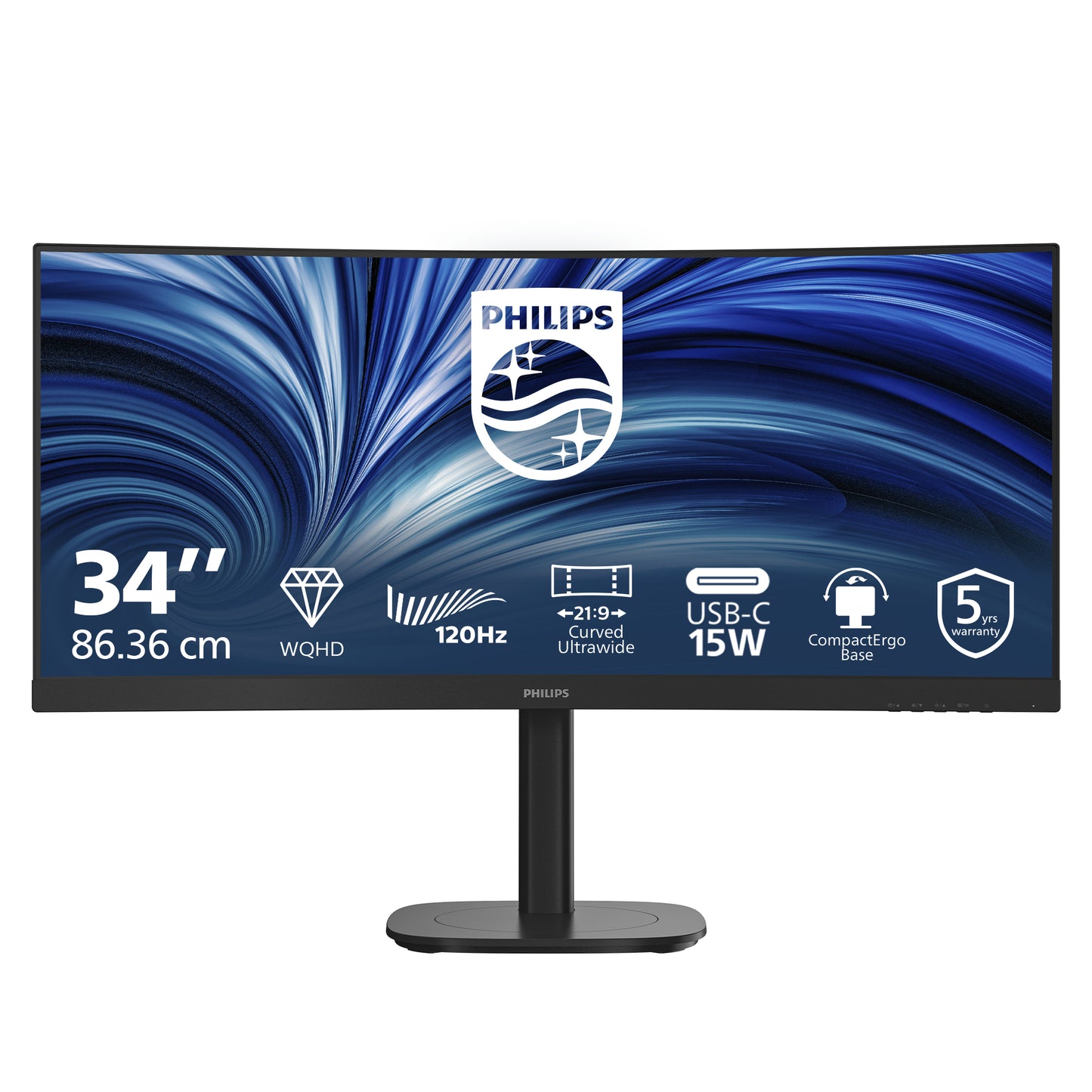 Philips 34B2N3500C/00 34" UWQHD VA 120Hz Curved Monitor
