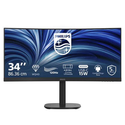 Philips 34B2N3500C/00 34" UWQHD VA 120Hz Curved Monitor