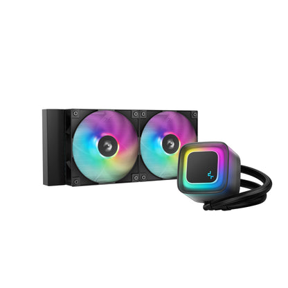 DeepCool LE240 V2 Processor All-in-one liquid cooler 12 cm Black Cooling