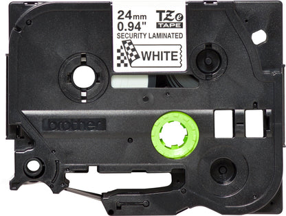 Brother TZE-SE5 DirectLabel black on white Laminat 24mm x 8m for Brother P-Touch TZ Labels