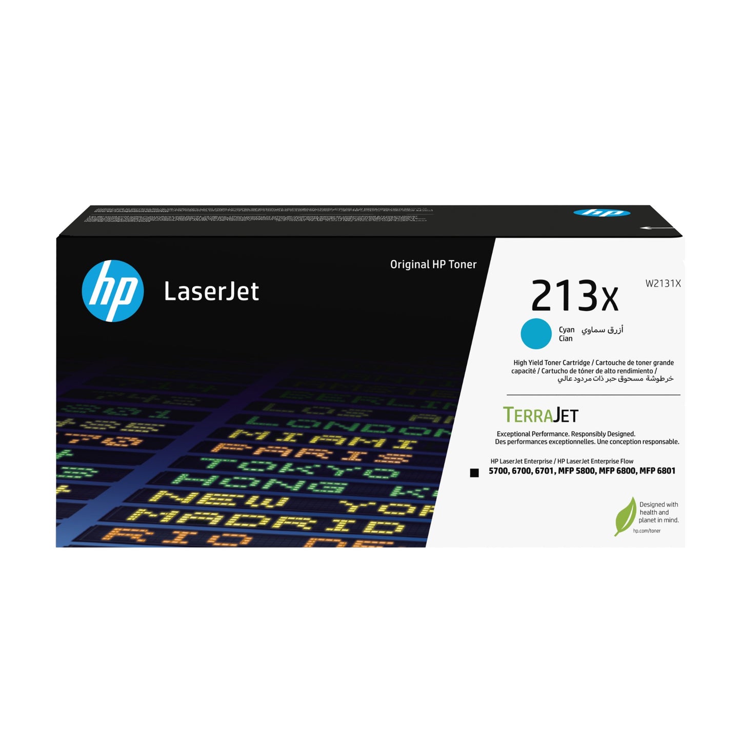 HP W2131X/213X Cyan Toner Cartridge (6K pages)