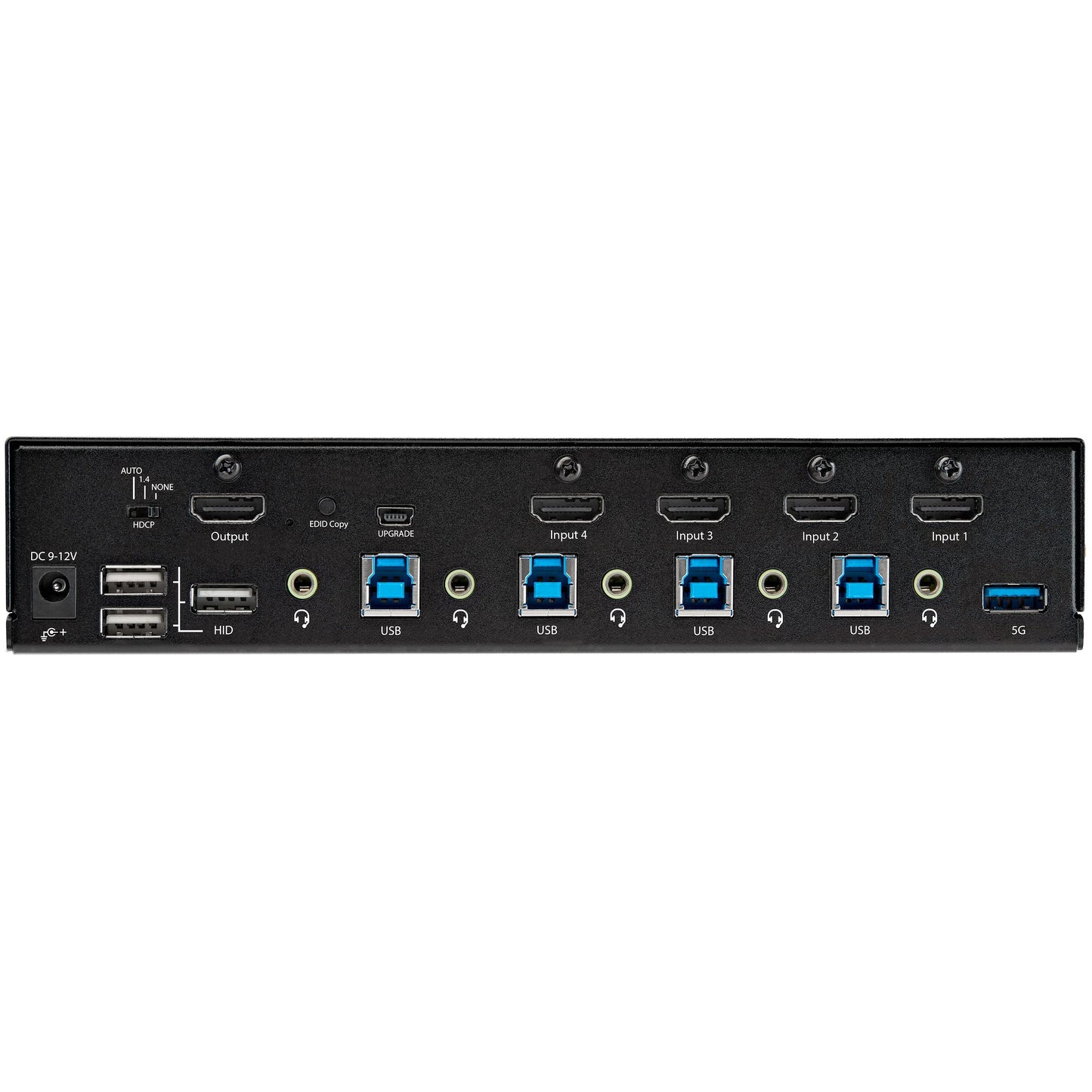 StarTech.com 4 Port HDMI KVM Switch - Single Monitor 4K 60Hz Ultra HD HDR - Desktop