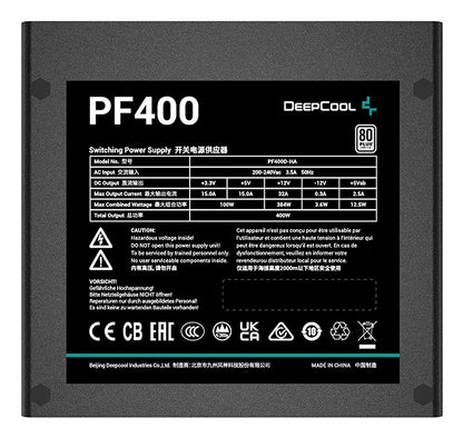 DeepCool PF400 power supply unit 400 W 20+4 pin ATX ATX Black
