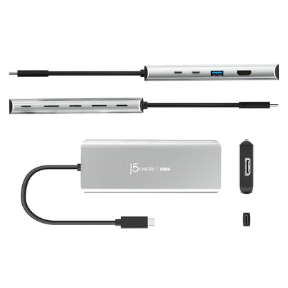 j5create JCD401 USB4™ Multi-Port USB-C Docking Station
