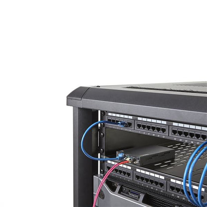 StarTech.com Gigabit Ethernet Copper-to-Fiber Media Converter - SM LC - 10 km Networking