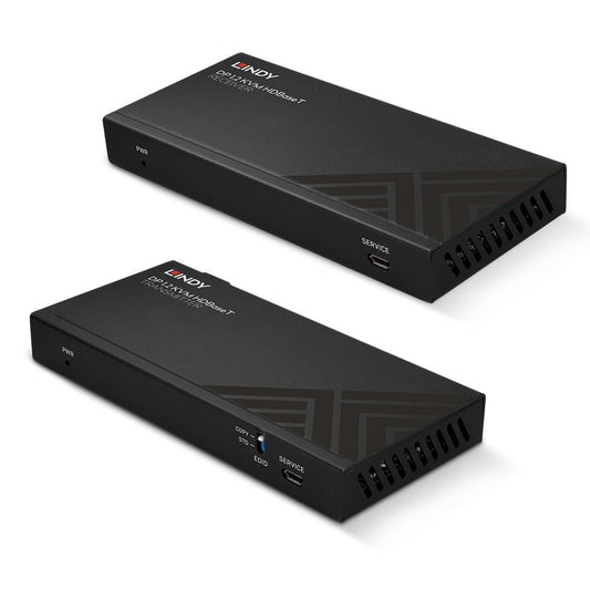 Lindy 150m Cat.6 DisplayPort 1.2, USB, IR and RS-232 HDBaseT KVM Extender KVM Switch