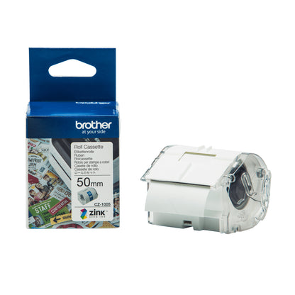 Brother CZ-1005 DirectLabel-etikettes 50mm x 5m for Brother VC 500 Labels