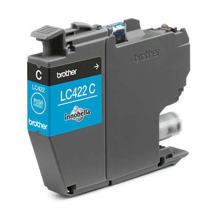 Brother LC-422C Cyan Ink Cartridge (550 pages, Brother MFC-J 5340)