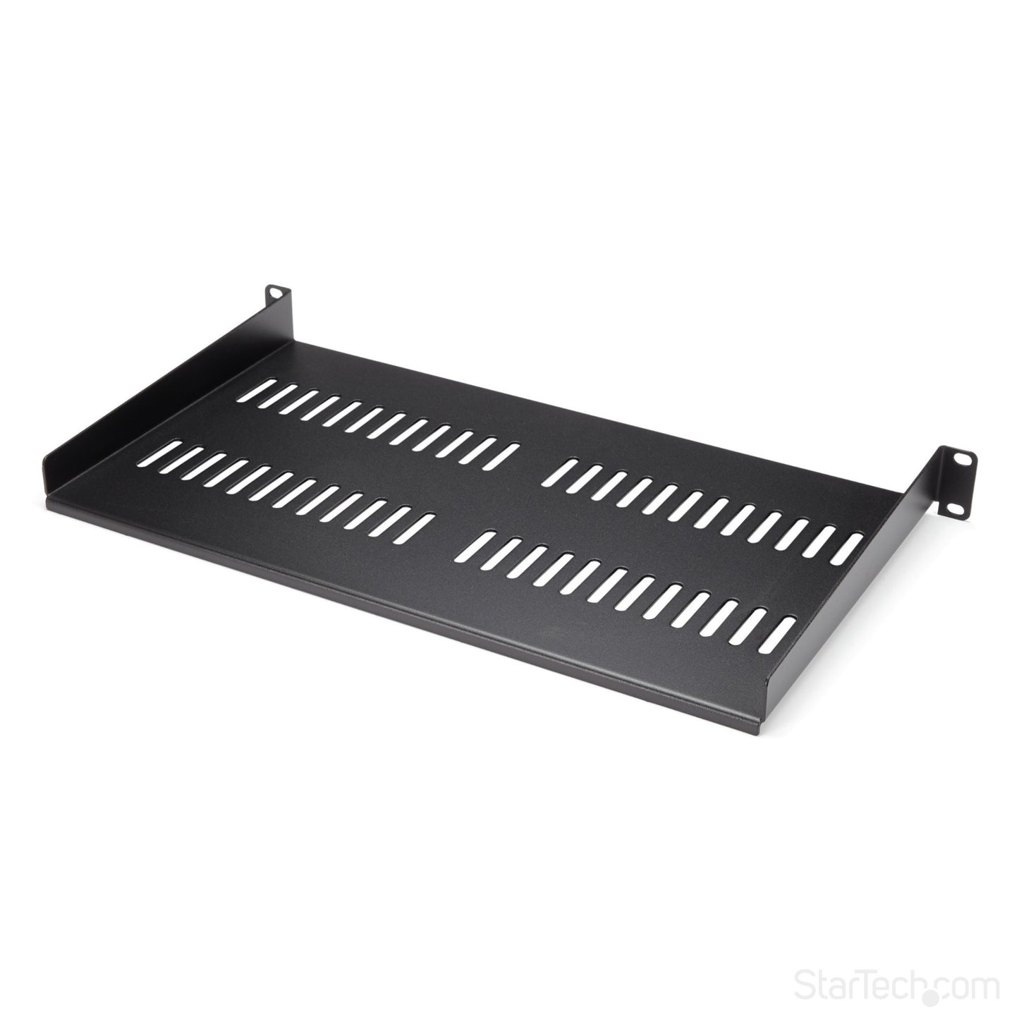 StarTech.com 1U Server Rack Shelf - Universal Vented Rack Mount Cantilever Tray for (HELFV1U)