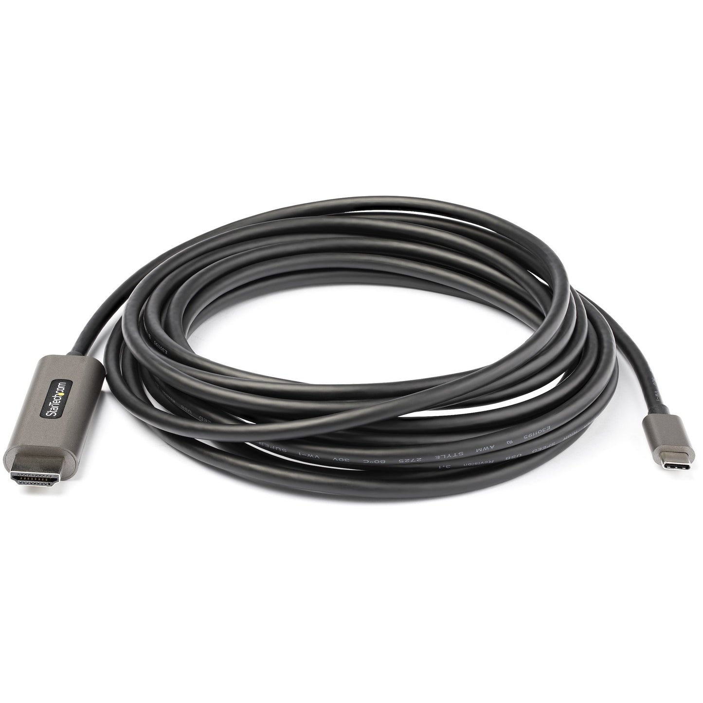 StarTech.com 16.4ft (5m) USB C to HDMI Cable 4K 60Hz w/ HDR10 - Ultra HD USB Type-C