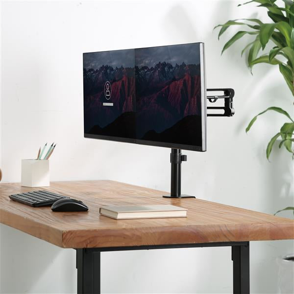 StarTech.com Desk Mount Dual Monitor Arm - Desk Clamp VESA Compatible Monitor Mount