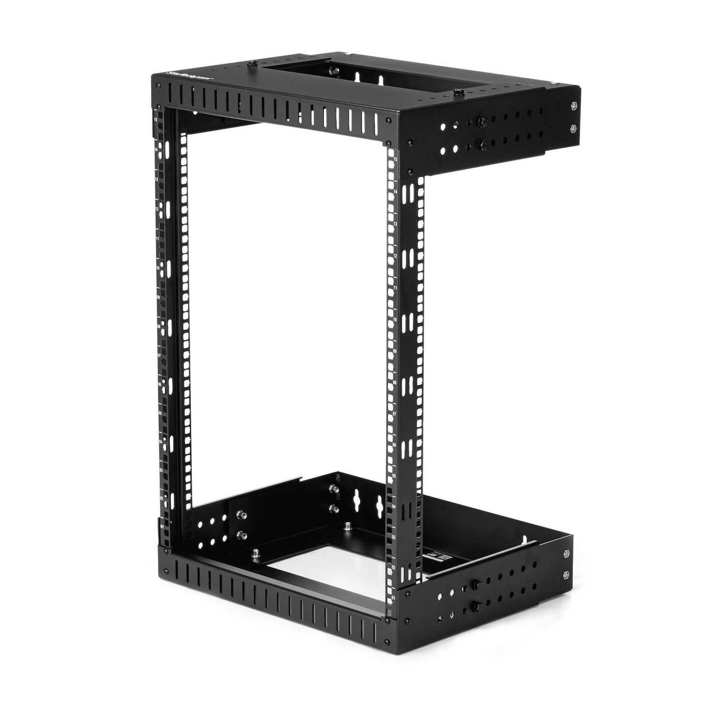 StarTech.com 2-Post 15U Heavy-Duty Wall Mount Network Rack, 19" Open Frame Server
