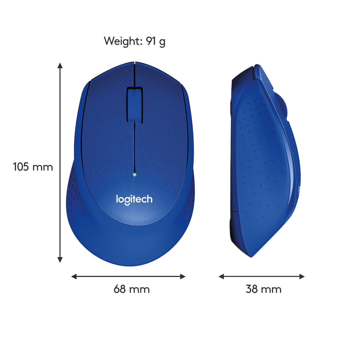 Logitech M330 PLUS Wired Mouse