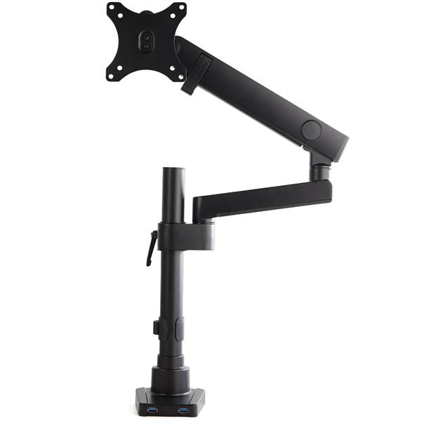StarTech.com Desk Mount Monitor Arm with 2x USB 3.0 Ports, Full Motion Single