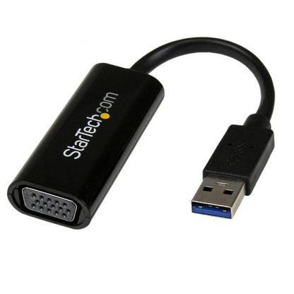 StarTech.com USB 3.0 to VGA Adapter, USB to VGA Monitor Converter for Windows, Slim Hub