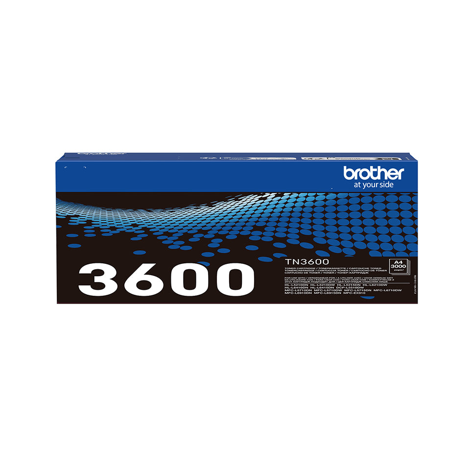 Brother TN-3600 Toner Cartridge (3K pages)