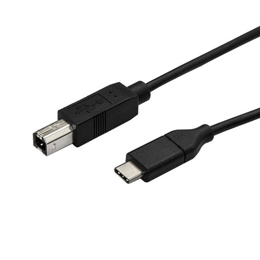 StarTech.com 10ft (3m) USB-B to USB-C Cable, Data Cord, USB 2.0, USB-C Data Transfer