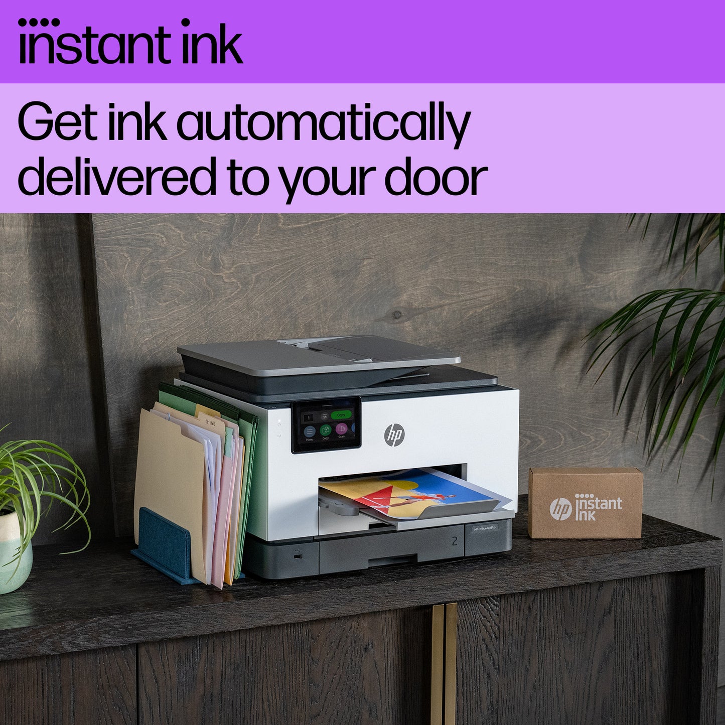 HP OfficeJet Pro 9132e Wireless All-in-One Color Printer, Instant Ink; Two-sided